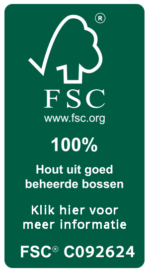 FSC keurmerk - Hout uit goed beheerde bossen