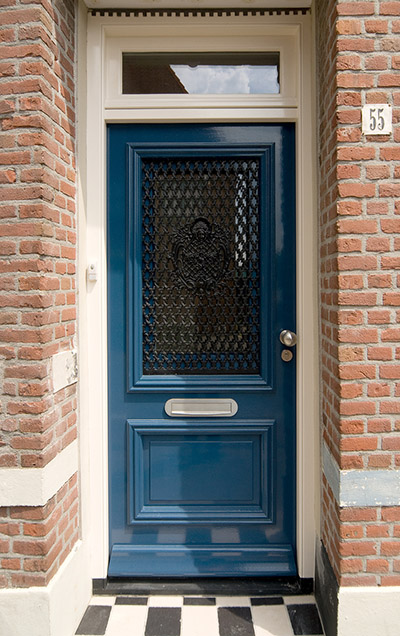 Voordeurkozijn blauw